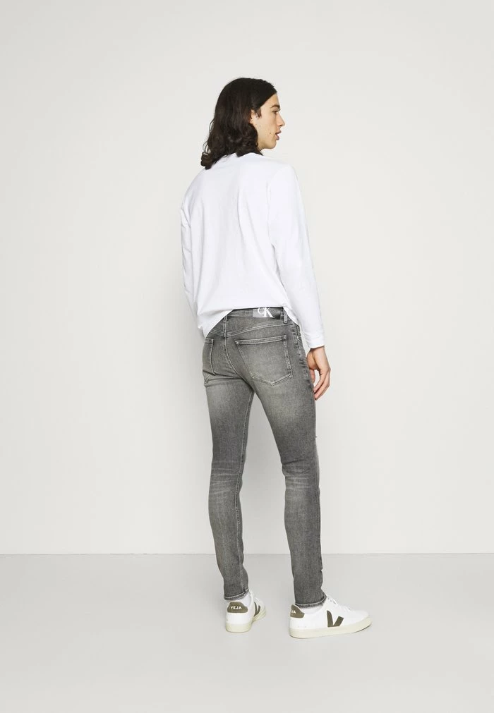 Calvin Klein Jeans SKINNY - Jean Slim - Grey 3 Calvin Klein Jeans SKINNY - Jean Slim - Grey – Image 3
