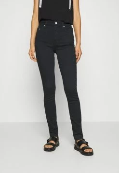 Calvin Klein Jeans HIGH RISE SKINNY - Jeans Skinny - Black Denim