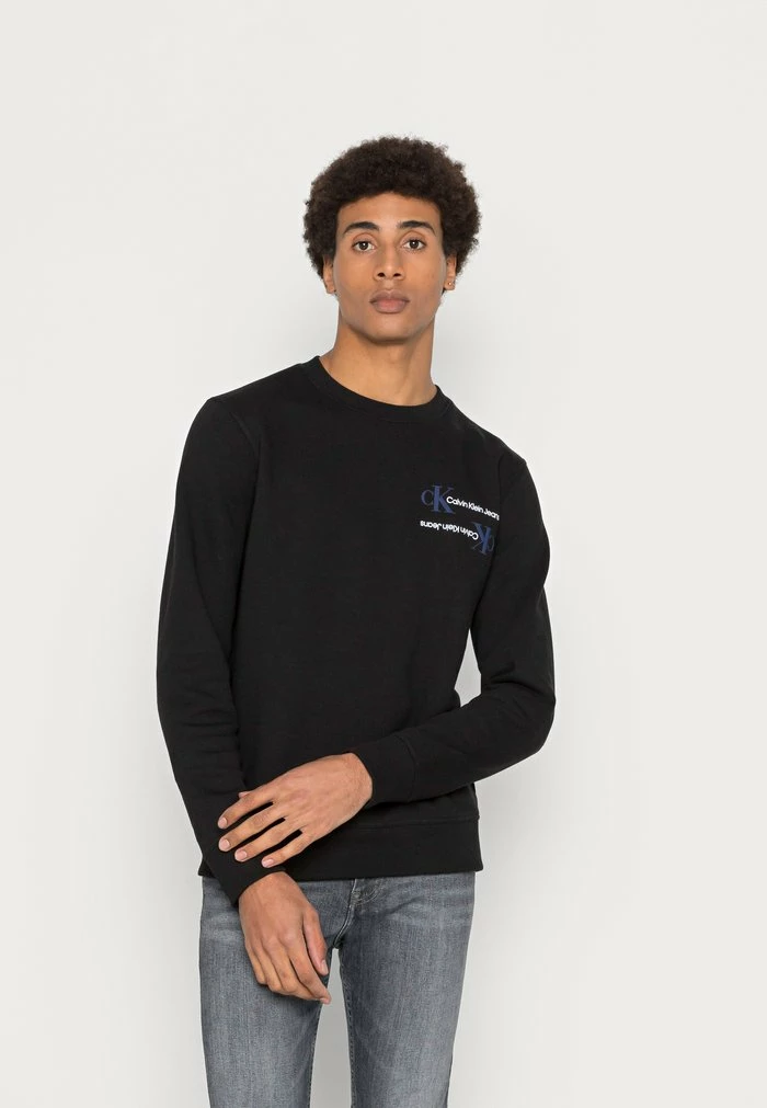 Calvin Klein Jeans URBAN CK GRAPHIC - Sweatshirt - Black 1 Calvin Klein Jeans URBAN CK GRAPHIC - Sweatshirt - Black