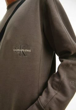 Calvin Klein Jeans Sweatshirt - Black Olive -Calvin Klein Elegant Magasin 7896d4d7ffe448d3b7026ddca806e558
