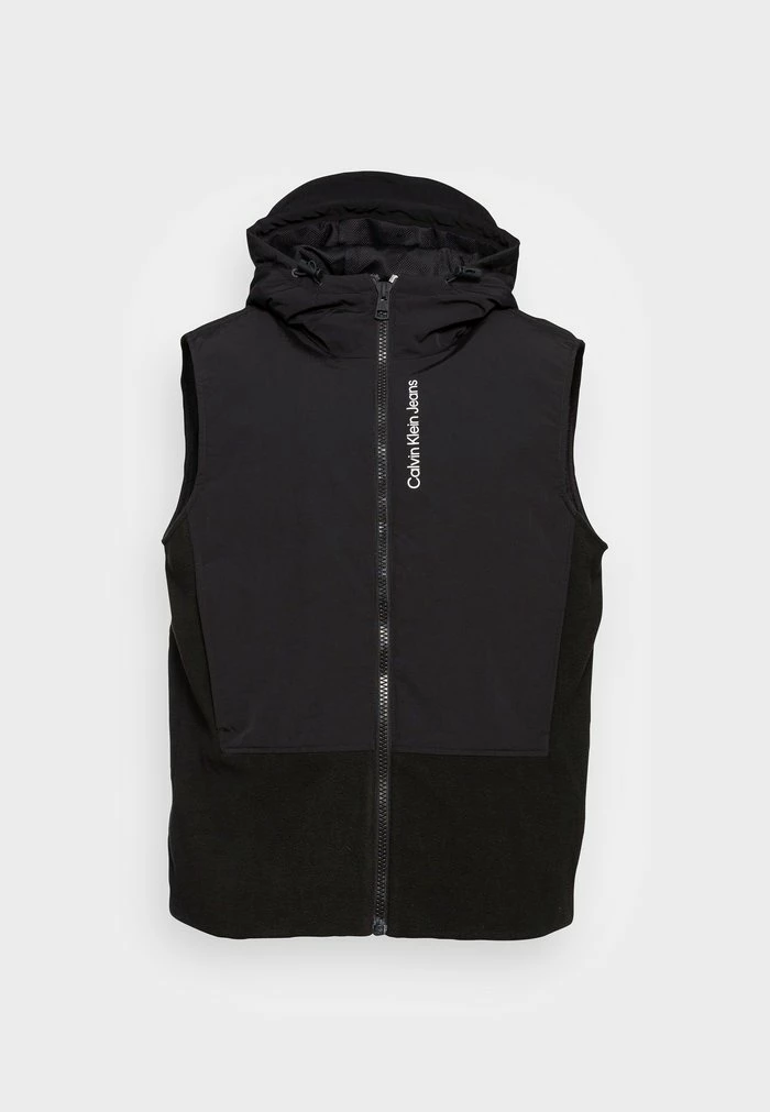 Calvin Klein Jeans SUBTLE BLOCKING HOODED VEST - Veste Sans Manches - Black 4 Calvin Klein Jeans SUBTLE BLOCKING HOODED VEST - Veste Sans Manches - Black – Image 4