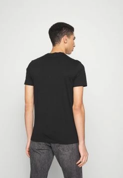 Calvin Klein Jeans INSTITUTIONAL TEE - T-shirt Imprimé - Black -Calvin Klein Elegant Magasin 79ef4a0c953e41f9bea93fe13e7b44ae