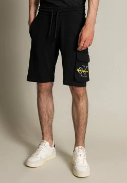 Calvin Klein Jeans TWO TONE MONOGRAM - Short - Schwarz