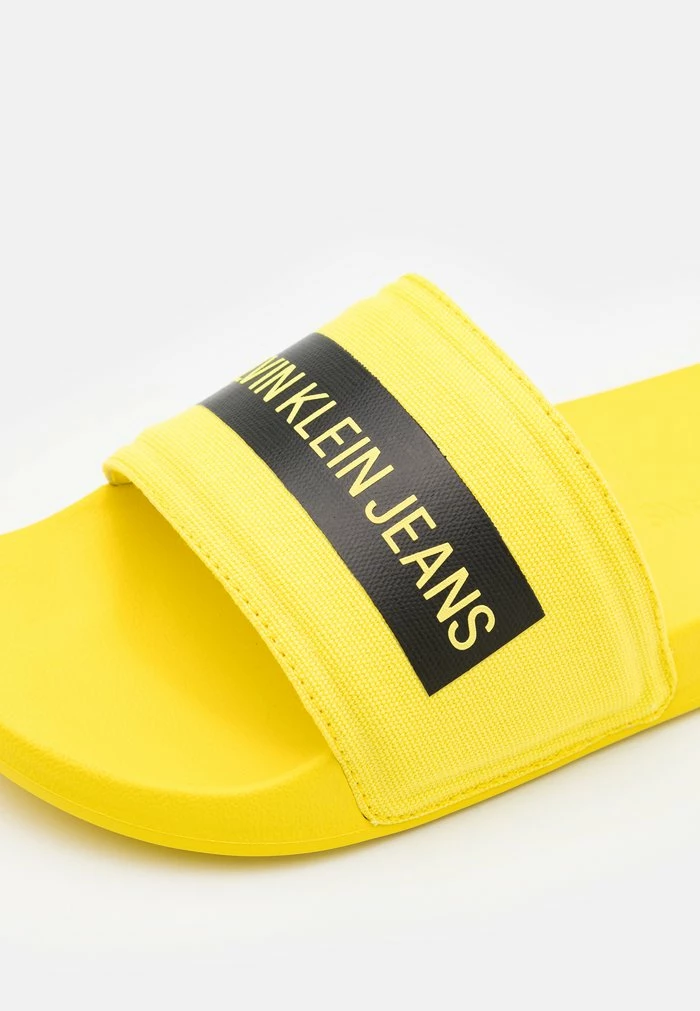 Calvin Klein Jeans SLIDE TAPE - Mules - Bright Sunshine 6 Calvin Klein Jeans SLIDE TAPE - Mules - Bright Sunshine – Image 6