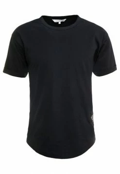 Calvin Klein Jeans BADGE TURN UP SLEEVE - T-shirt Basique - Black -Calvin Klein Elegant Magasin 7af6fa0d77f14055932c7cefbb36f370
