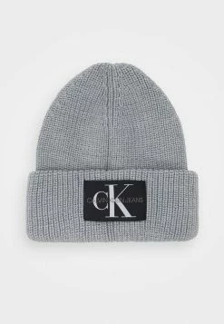 Calvin Klein Jeans MONOGRAM BEANIE - Bonnet - Marble Grey