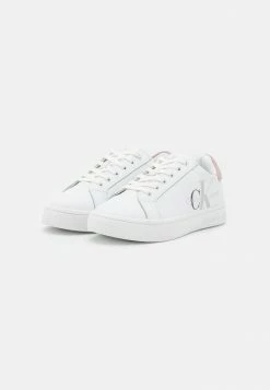 Calvin Klein Jeans CUPSOLE LACEUP LOGO - Baskets Basses - Bright White -Calvin Klein Elegant Magasin 7d8dd02ffb354f6db53e0b73fb50f9e5