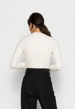 Calvin Klein Jeans VELVET LONG SLEEVE - T-shirt à Manches Longues - Tofu -Calvin Klein Elegant Magasin 7dd4ee3d022846639d25a2dd6fbefd78