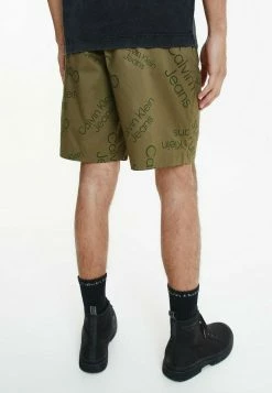 Calvin Klein Jeans ALL-OVER LOGO - Short - Logo Aop Burnt Olive 7 Calvin Klein Jeans ALL-OVER LOGO - Short - Logo Aop Burnt Olive -Calvin Klein Elegant Magasin 7e3a8c4a07b44749ad3e5a7ede32cf80