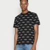 Calvin Klein Jeans INSTITUTIONAL BOX LOGO TEE - T-shirt Imprimé - Black