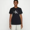 Calvin Klein Jeans CORE MONOGRAM REGULAR - T-shirt Imprimé - Black