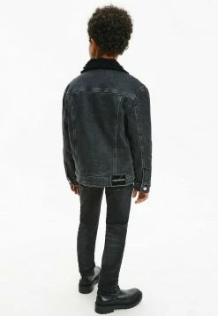 Calvin Klein Jeans OVERSIZED SHERPA - Veste En Jean - Grey Wash Rigid -Calvin Klein Elegant Magasin 808b9d08248f433fa7cb8fa8ea2c749e