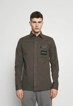 Calvin Klein Jeans UTILITY REGULAR SHIRT - Chemise - Black Olive