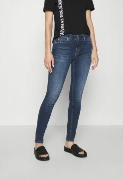 Calvin Klein Jeans MID RISE - Jeans Skinny - Mid Blue