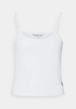 Calvin Klein Jeans STRAPPY - Débardeur - Bright White -Calvin Klein Elegant Magasin 820a09865de4476ebf3fb2f22d5a5bc0