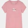 Calvin Klein Jeans SLIM FIT TEE - T-shirt Imprimé - Light Pink