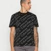 Calvin Klein Jeans LOGO TEE UNISEX - T-shirt Imprimé - Black