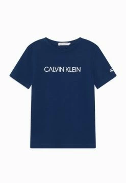 Calvin Klein Jeans INSTITUTIONAL - T-shirt Imprimé - Blue