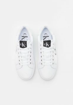 Calvin Klein Jeans CUPSOLE LACEUP - Baskets Basses - Bright White -Calvin Klein Elegant Magasin 83538698b24849028dc128e80e63897c