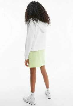 Calvin Klein Jeans GLOW IN THE DARK - Sweat à Capuche Zippé - Bright White -Calvin Klein Elegant Magasin 8425cc60374e4e6bb422c677e6a91347