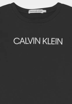 Calvin Klein Jeans INSTITUTIONAL LOGO - T-shirt à Manches Longues - Black -Calvin Klein Elegant Magasin 84b8db74492345e2ab05f48febb5470a