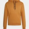 Calvin Klein Jeans SEASONAL INSTITUTIONAL HOODIE - Sweatshirt - Tobacco Brown