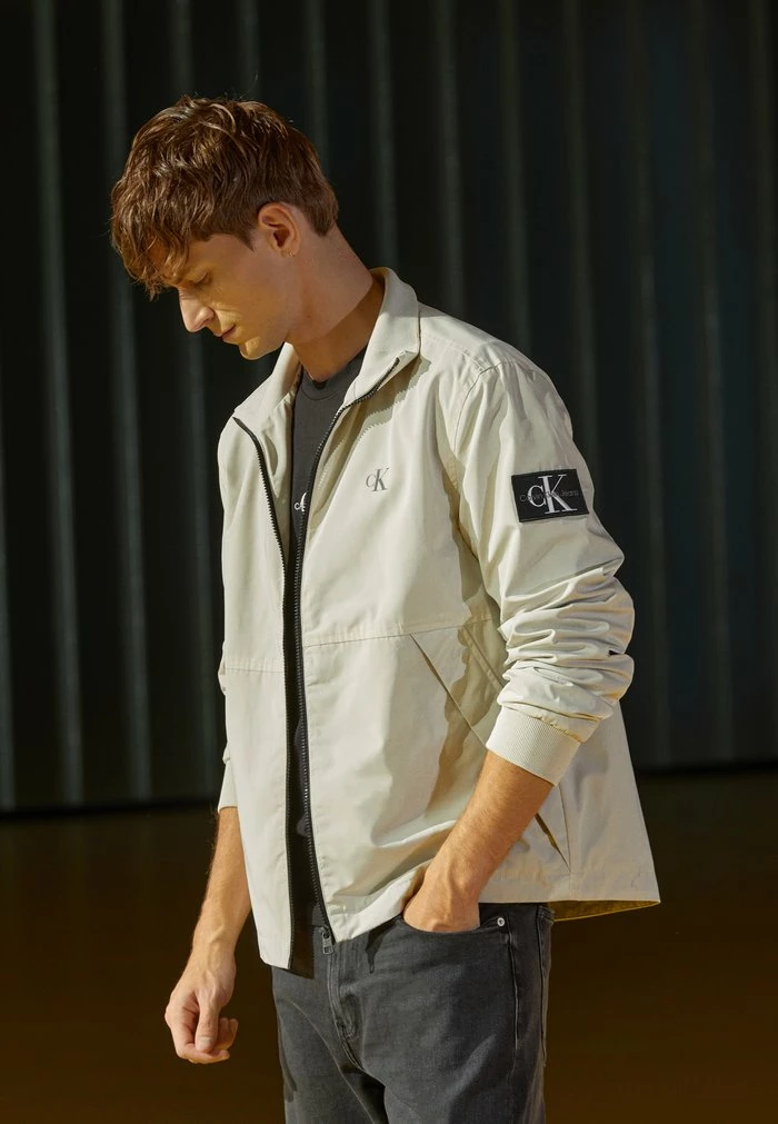 Calvin Klein Jeans HARRINGTON - Veste Mi-saison - Eggshell 4 Calvin Klein Jeans HARRINGTON - Veste Mi-saison - Eggshell – Image 4