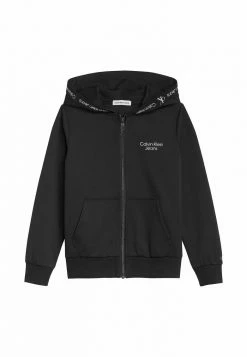 Calvin Klein Jeans Sweat à Capuche Zippé - Ck Black