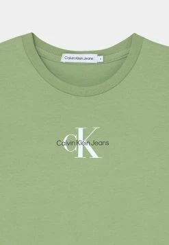 Calvin Klein Jeans MICRO MONOGRAM - T-shirt Basique - Flourishing Green -Calvin Klein Elegant Magasin 86ff794488454914a2410833ac6a28bc