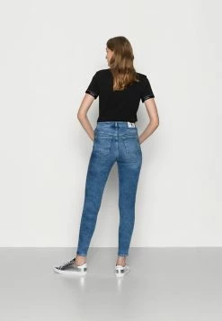 Calvin Klein Jeans HIGH RISE SUPER SKINNY ANKLE - Jeans Skinny - Blue 7 Calvin Klein Jeans HIGH RISE SUPER SKINNY ANKLE - Jeans Skinny - Blue -Calvin Klein Elegant Magasin 87011cdce2204b04a84dfdae43b78309
