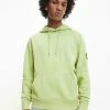 Calvin Klein Jeans MONOGRAM SLEEVE BADGE - Sweat à Capuche - Green