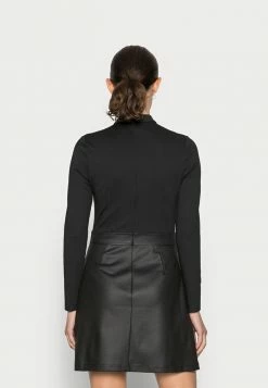 Calvin Klein Jeans COATED SKIRT MILANO DRESS - Robe De Jour - Black -Calvin Klein Elegant Magasin 879b37e0e6a74bcca5f83817541f7dd1