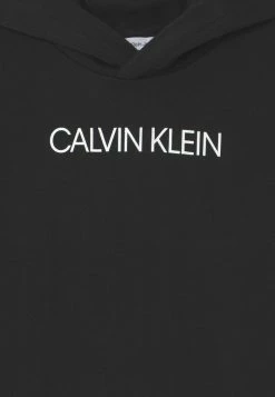 Calvin Klein Jeans INSTITUTION LOGO HOODIE DRESS - Robe De Jour - Black -Calvin Klein Elegant Magasin 87ab2550474d4e8e99d52639c0c0db40