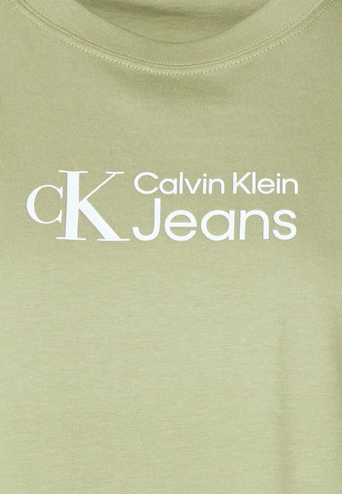 Calvin Klein Jeans URBAN LOGO TEE - T-shirt Imprimé - Faded Olive 3 Calvin Klein Jeans URBAN LOGO TEE - T-shirt Imprimé - Faded Olive – Image 3