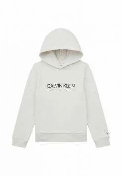 Calvin Klein Jeans INSTITUTIONAL LOGO - Sweat à Capuche - Eggshell -Calvin Klein Elegant Magasin 896bb759e8f943cebc8374f55a9a48c7