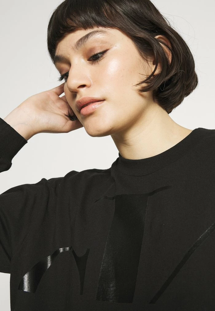 Calvin Klein Jeans BLOWN UP LOGO LONG SLEEVES TEE - T-shirt à Manches Longues - Black 4 Calvin Klein Jeans BLOWN UP LOGO LONG SLEEVES TEE - T-shirt à Manches Longues - Black – Image 4