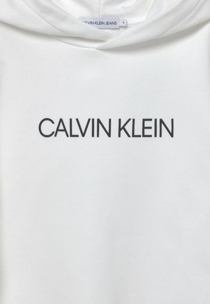Calvin Klein Jeans INSTITUTIONAL LOGO - Sweat à Capuche - Bright White 3 Calvin Klein Jeans INSTITUTIONAL LOGO - Sweat à Capuche - Bright White – Image 3
