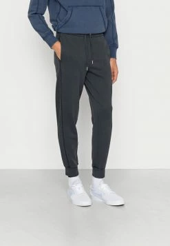 Calvin Klein Jeans MONOGRAM LOGO WASHED PANT - Pantalon De Survêtement - Washed Black