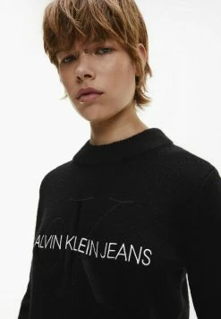 Calvin Klein Jeans MONOGRAM - Pullover - Ck Black -Calvin Klein Elegant Magasin 8d4754c57d264b6e95e191cd7da1dbe5