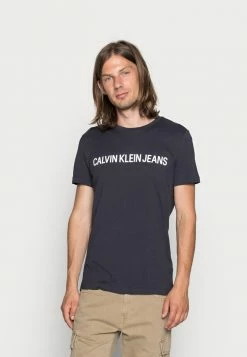 Calvin Klein Jeans CORE INSTITUTIONAL LOGO TEE - T-shirt Imprimé - Night Sky