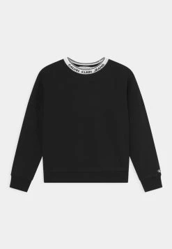 Calvin Klein Jeans INTARSIA LOGO - Sweatshirt - Black