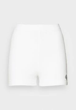 Calvin Klein Jeans HIGH RISE SLUB - Short - Bright White -Calvin Klein Elegant Magasin 90f04e0c0a0d445d9cad8591fe8c6d71