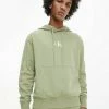 Calvin Klein Jeans MONOGRAM LOGO - Sweat à Capuche - Faded Olive