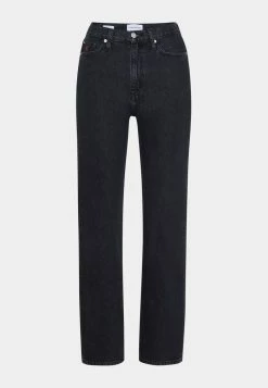 Calvin Klein Jeans HIGH RISE STRAIGHT - Jean Droit - Denim Black -Calvin Klein Elegant Magasin 91b5a25787dc4c65bedfa8ecb6573d39
