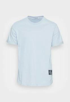 Calvin Klein Jeans BADGE TURN UP SLEEVE - T-shirt Basique - Bayshore Blue -Calvin Klein Elegant Magasin 9256f774d4a74a4ca03180ba7fa5e8bc
