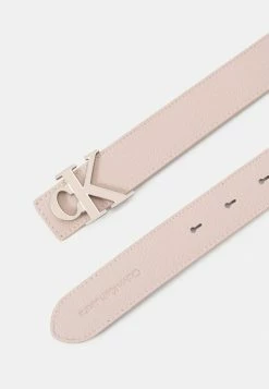 Calvin Klein Jeans MONO HARDWARE OUTLINE BELT - Ceinture - Pale Conch Shell -Calvin Klein Elegant Magasin 928402ef486644ce96e2fad3bc2d8ce2