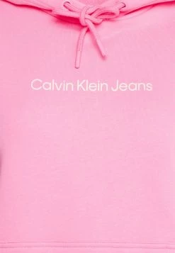 Calvin Klein Jeans SHRUNKEN INSTITUTIONAL HOODIE - Sweatshirt - Lipstick Pink 5 Calvin Klein Jeans SHRUNKEN INSTITUTIONAL HOODIE - Sweatshirt - Lipstick Pink -Calvin Klein Elegant Magasin 928983023f4245008890c8dd6d8907aa