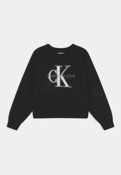 Calvin Klein Jeans MONOGRAM LOGO - Pullover - Black