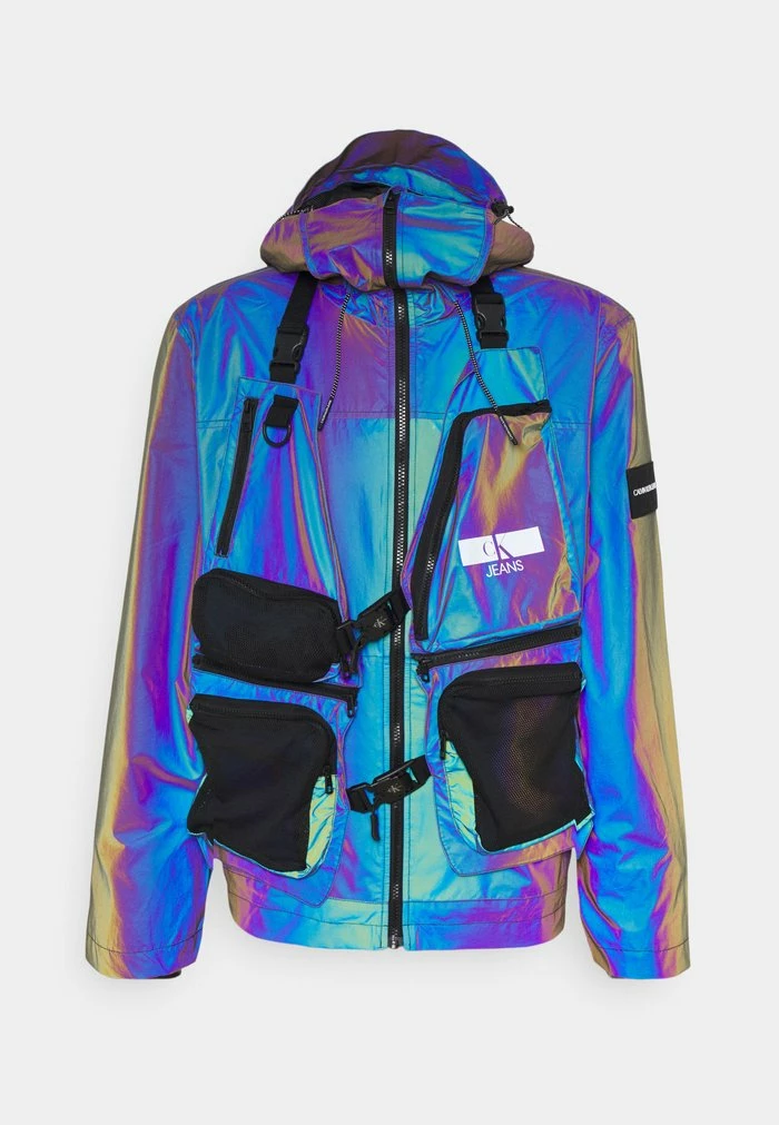 Calvin Klein Jeans TECHNICAL 2 IN 1 UTILITY JACKET - Veste Sans Manches - Purple 3 Calvin Klein Jeans TECHNICAL 2 IN 1 UTILITY JACKET - Veste Sans Manches - Purple – Image 3