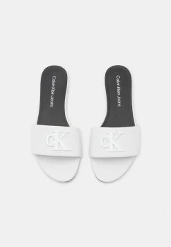 Calvin Klein Jeans FLAT - Mules - Bright White 11 Calvin Klein Jeans FLAT - Mules - Bright White -Calvin Klein Elegant Magasin 93bf7c74a666487eae143f7c78960dcf